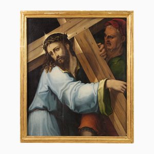 Christ Carrying the Cross, 1650, Oil on Panel, Framed