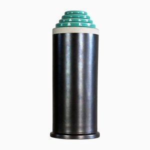 Stepped Series Vase in Enameled Ceramic by Ettore Sottsass, 1990s
