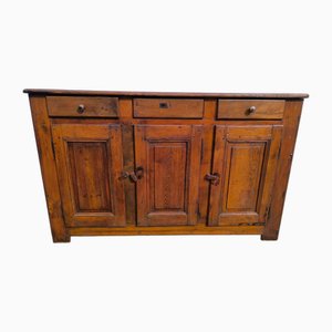 Vintage Parisian Rustic Farmhouse Sideboard, 1940s