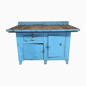 Industrial Workbench in Blue
