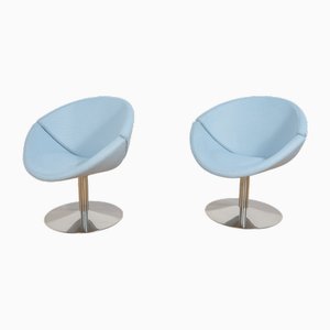 Set de Fauteuils Modèle EJ 96 Apollo par Peter Hjort Lorentzen et Johannes Foersom pour Erik Jørgensen, Danemark, 2010s