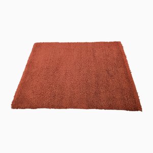 Vintage Italian Rug in Red Wool, 1970s