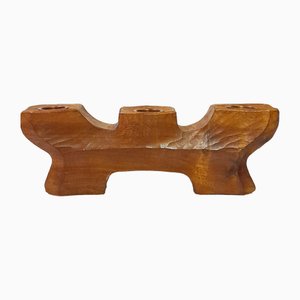 Reversible Anthroposophical Candleholder in Lemon Tree