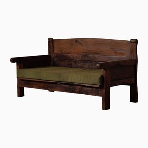 Folk Art Mountain Bench, 1800