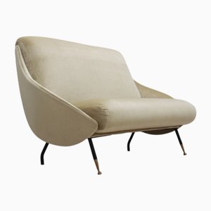 Sofá de dos plazas Mid-Century de Arflex, años 50
