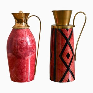 Thermos Carafes by Aldo Tura for Macabo, 1950s, Set of 2