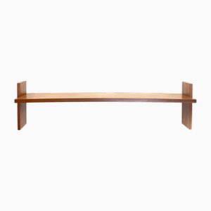 Mid-Century Modern Teak Wall Shelf, Spain, 1950s