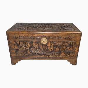 Super Carved Oriental Chest, 1920