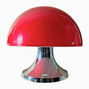 Lampe Valencia Vintage en Rouge et Chrome, 1970s