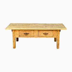 Französischer Couchtisch mit Schubladen, 1920er
