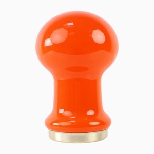 Glass Table Lamp attributed to Valasske Mezirici, 1970s