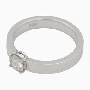 Diamantring aus Weißgold