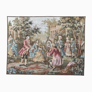 Vintage French Jacquard Tapestry in the style of Aubusson, 1970s