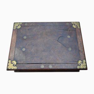 Dutch Colonial Writing Box with Brass Mounts, 1700s