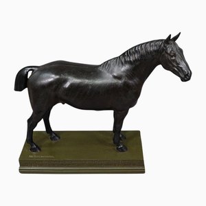 Plaster Statue of Breeding Stallion attributed to Max Landsberg, 1899