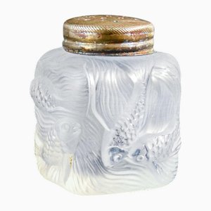 Salz- oder Pfefferstreuer aus Glas im Stil von Lalique