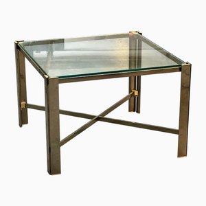 Mid-Century French Brass Coffee Table, 1965
