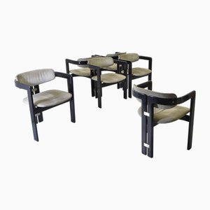 Pamplona Stühle von Augusto Savini für Produzioni Pozzi, 1960er, 6er Set