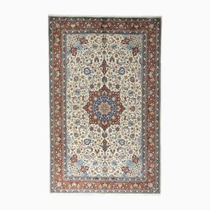 Hand-Knotted Middle Eastern Sarouck Rug