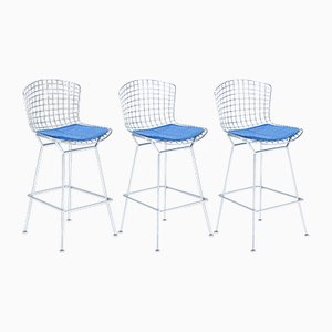 Sgabelli da bar di Harry Bertoia per Knoll Inc / Knoll International, anni '70, set di 3