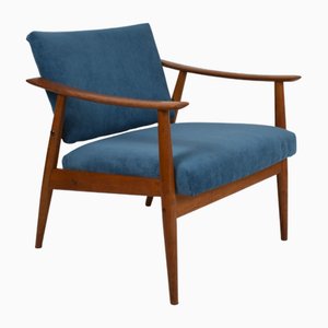 Poltrona Eno in teak di Torbjörn Afdal per Sandvik, Norvegia, anni '60