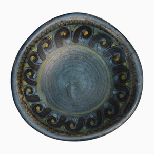 Small Ceramic Dish by Jean de Lespinasse, France, 1950s