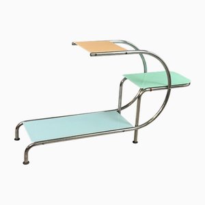 Jardinière Bauhaus en Chrome, 1930s