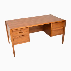 Vintage Executive Desk in Walnut by Wilhelm Renz, 1960