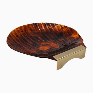 Hollywood Regency Shell-Shaped Centerpiece, Italy, 1970s