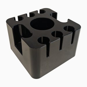 Tavolo da bar Space Age Bacco in plastica nera di Sergio Mazza per Artemide, anni '60