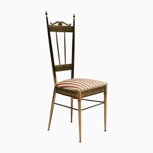 Brass Chiavari Side Chair, Italy, 1960s