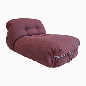 Soriana Chaise Longue Chair by Afra and Tobia Scarpa for Cassina, 1970s