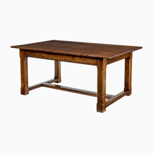 Vintage Oak Refectory Table, 1990