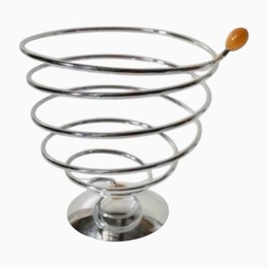 Postmoderne Vintage Obstschale mit Spirale, Italien, 1980er