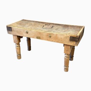 Tan Beech Butcher Table