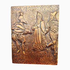 Bas-Relief en Cuivre Estampé, 1960s