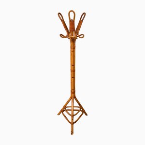 Vintage Italian Bamboo Coat Hanger, 1960s