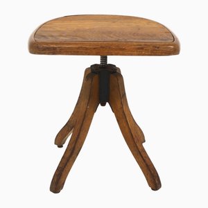 Pine Tripod Stool, Sweden, 1920s