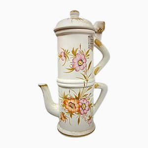 Vintage Venetian-Style Decorative Ceramic Teapot, 1930s