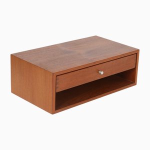Wall-Mounted Teak Bedside Table 1027 by Aksel Kjersgaard, 1960s