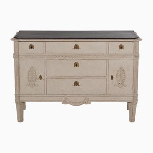 Antique Chest with Carvings, 1800s