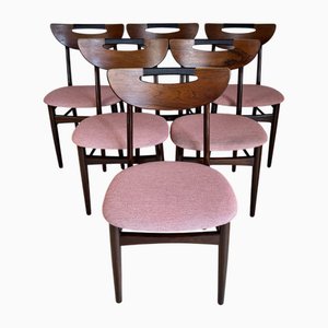 Vintage Danish Dining Chairs, 1960s, Set of 6