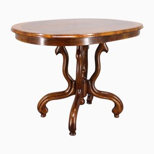 Czechoslovakian Bentwood Table with Walnut Top Finish, 1930s