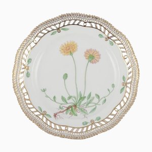 Flora Danica Openwork Lunch Plate in Porcelain from Royal Copenhagen, 1958