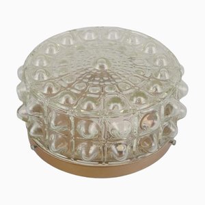 Finnische Künstler Wandlampe aus Glas von Helena Tynell für Limburg, 1970er