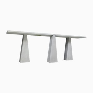 Pietra Serena Inca Console by Angelo Mangiarotti for Skipper, Italy, 1978