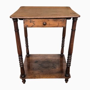 Mid-Century Art Deco Italian Walnut Cocktail Table, 1940s