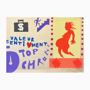 Alexandre Schaller, Top Chrono, Acrilico su tela, 1993