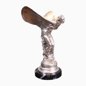 Fliegende Dame aus Bronze im Jugendstil Spirit of Ecstacy
