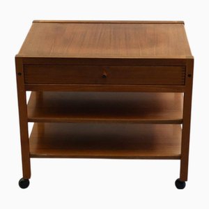 Teak Chest of Drawers with Two Shelves and Drawer